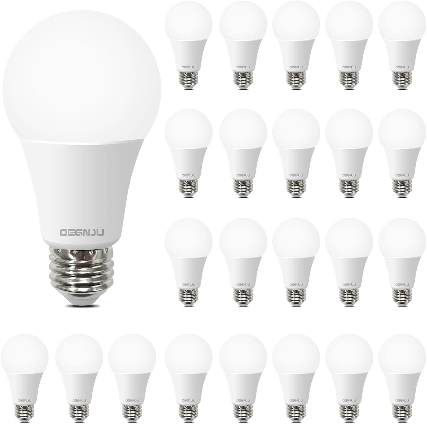 A19 Light Bulbs Soft White 2700K 100 Watt Energy Efficient Bulbs