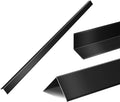 Aluminum Alloy Black Corner Guards 19Ga 2x2x48in - Durable Wall
