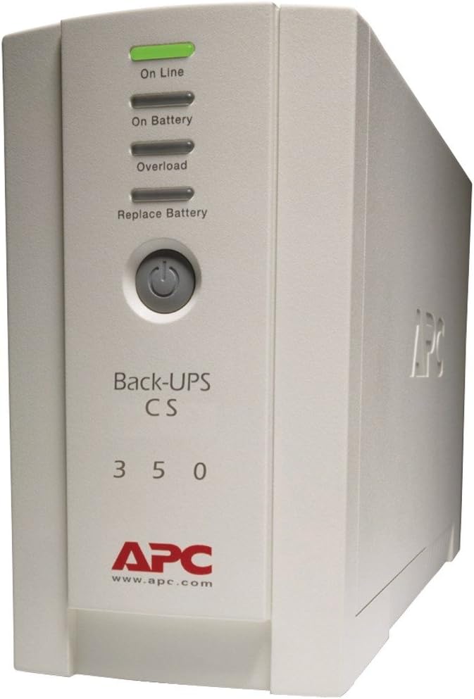 APC BK350 Back-UPS System with 3-Year Warranty and Support