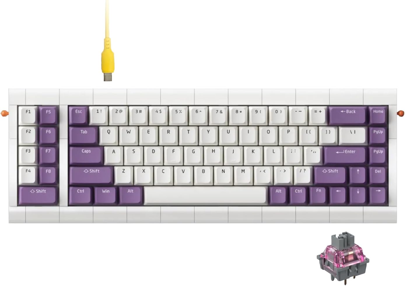 Lilith Q 75% Ergonomic Keyboard with RGB and Hot-Swappable Keys