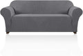 3 Cushion Sofa Stretch Slipcover XL Grey - Fitted Couch Protector
