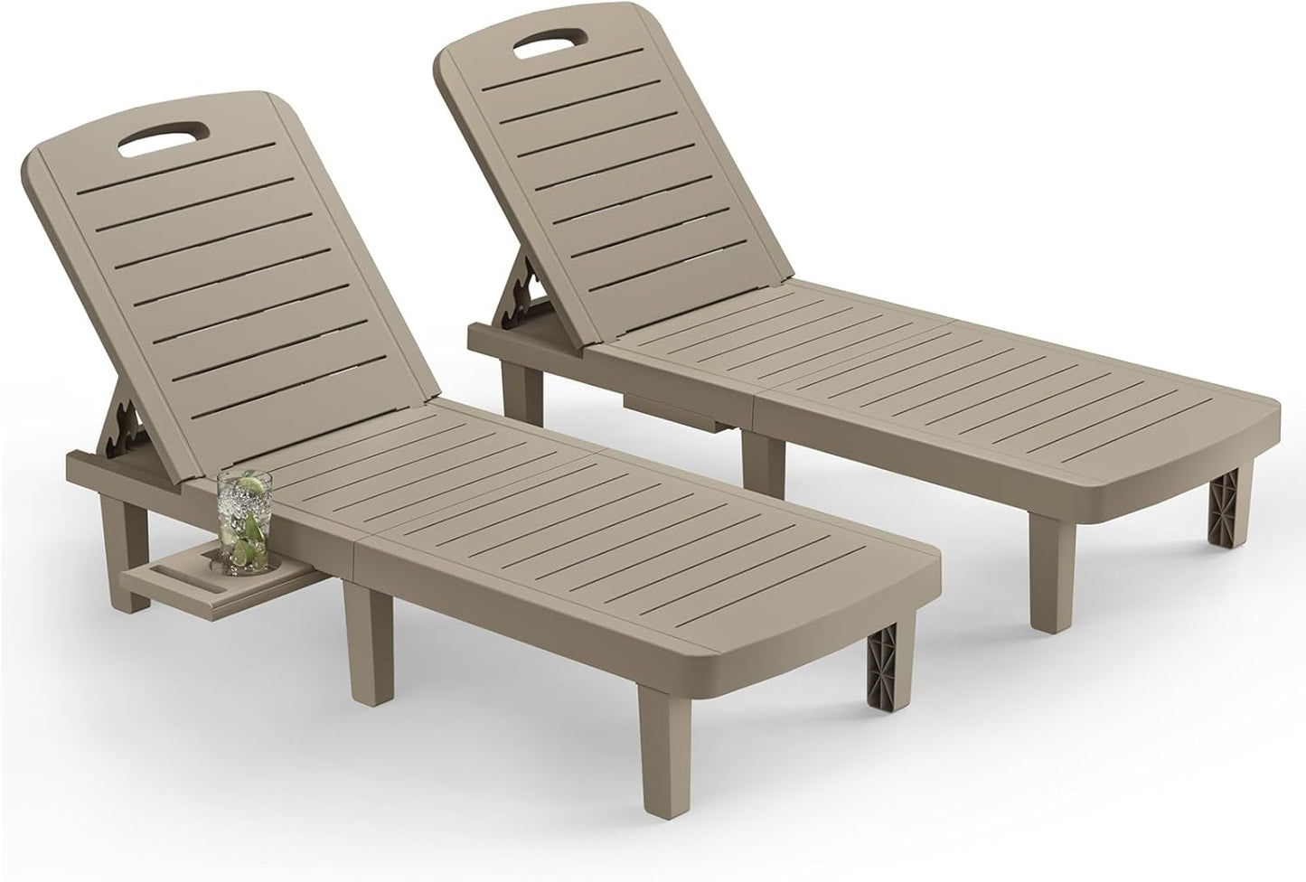 Oversized Outdoor Lounge Chairs Set of 2 for Comfort and Style