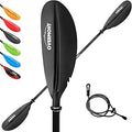 Overmont Kayak Paddles with Leash - Heavy Duty Aluminum Oar