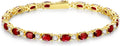 14K Gold Plated Birthstone Bracelets for Women - Timeless Jewelry