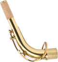 Brass Saxophone Neck for Alto Sax - Compact Gold Replacement