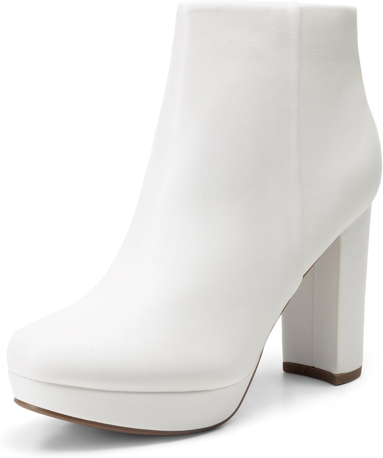 DREAM PAIRS Women's Stomp High Heel Ankle Boots for Chic Style