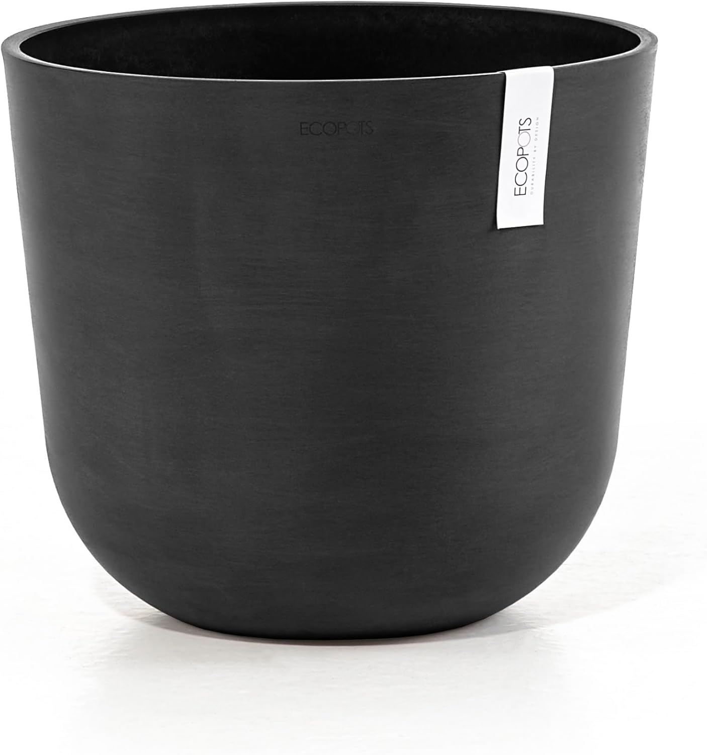 Ecopots Oslo Durable Modern Round Indoor/Outdoor Flower Pot