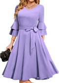 DRESSTELLS Womens Cocktail Dress 2025 Vintage Midcalf A-line - Elegant