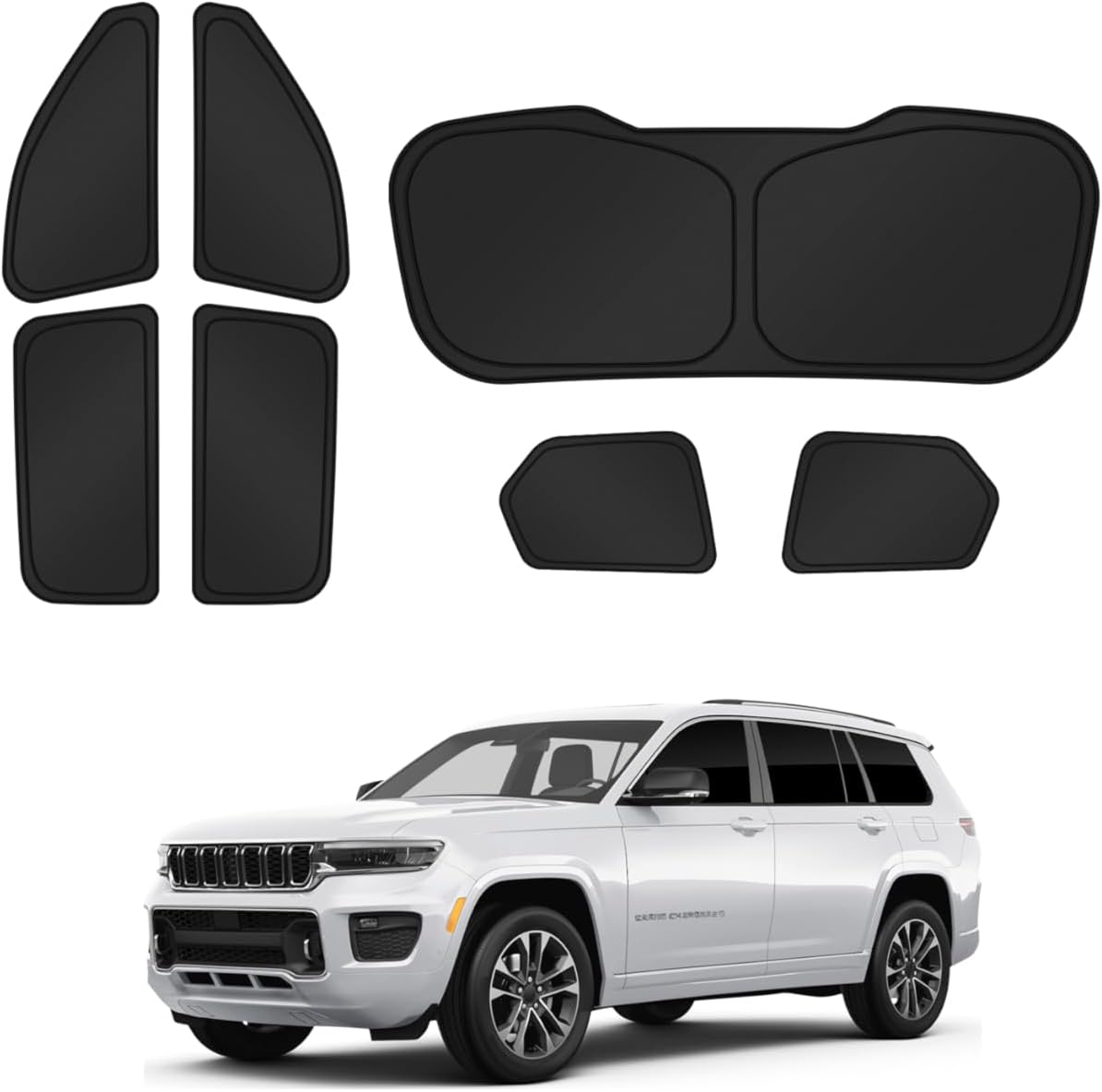 Sunshades for 2021-2026 Jeep Grand Cherokee L for Privacy
