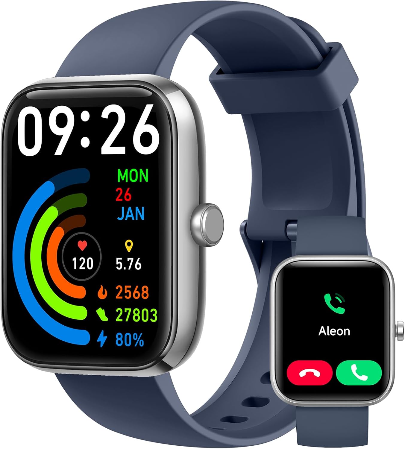 Smart Watch for Men Women with Bluetooth Call and Alexa Built-in