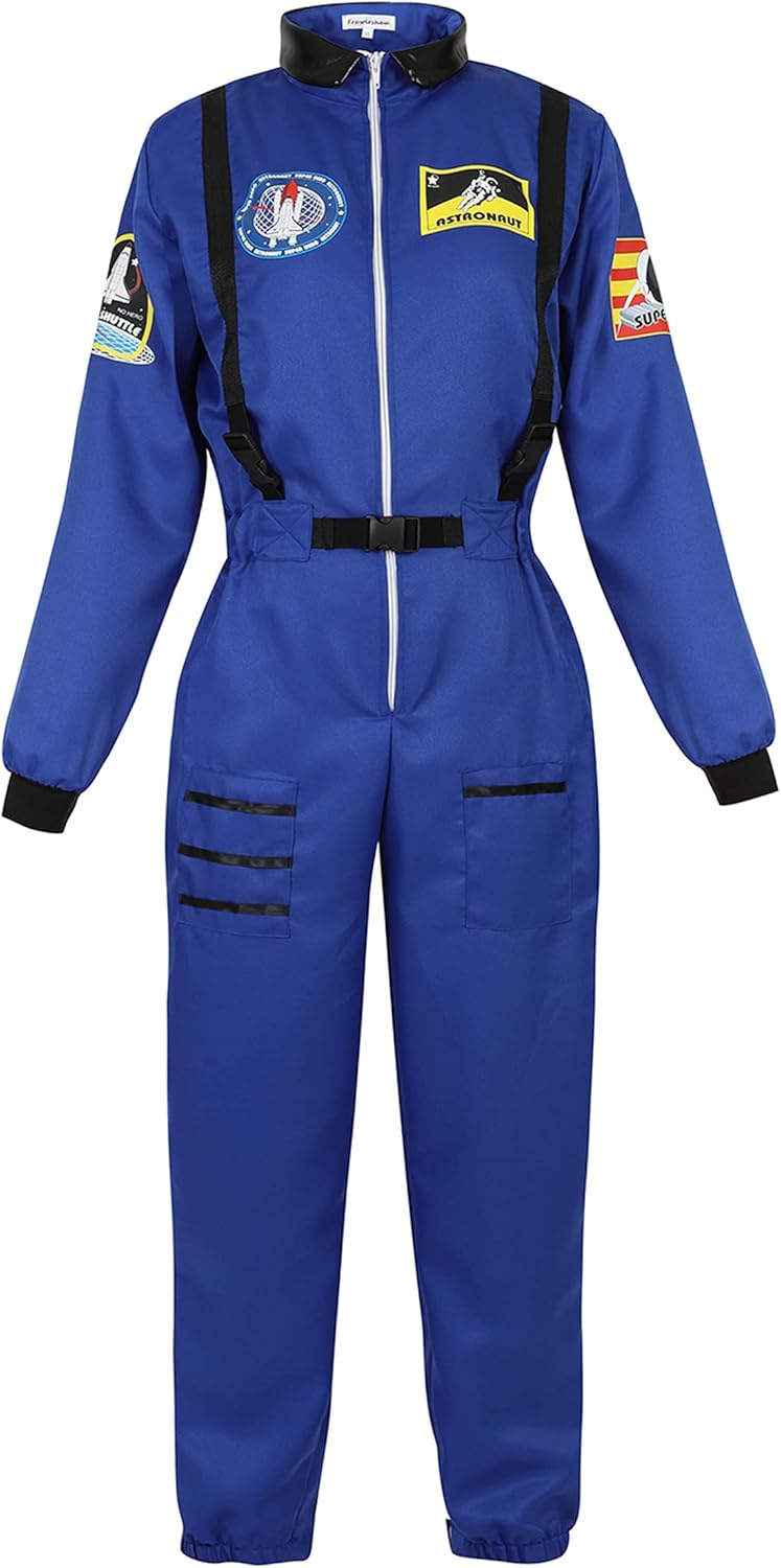Women's Astronaut Spaceman Costume for Halloween Fun and Role Play