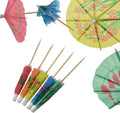 Hawaiian Style Drink Umbrella Toothpicks - 50 Pack