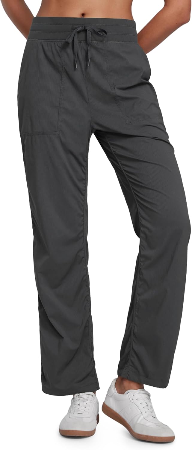 CRZ YOGA Lightweight Straight Leg Workout Pants for Women