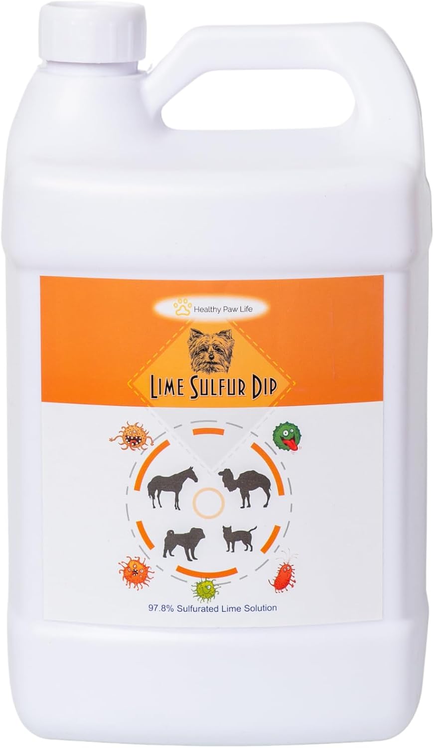 Lime Sulfur Dip for Pets - Effective Itchy Skin Treatment