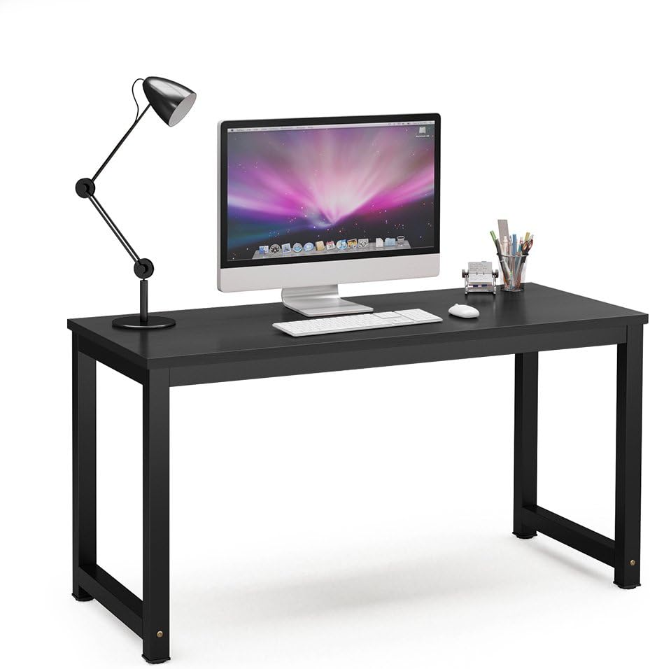 Tribesigns Computer Desk 55 inch Large Office Table for Home