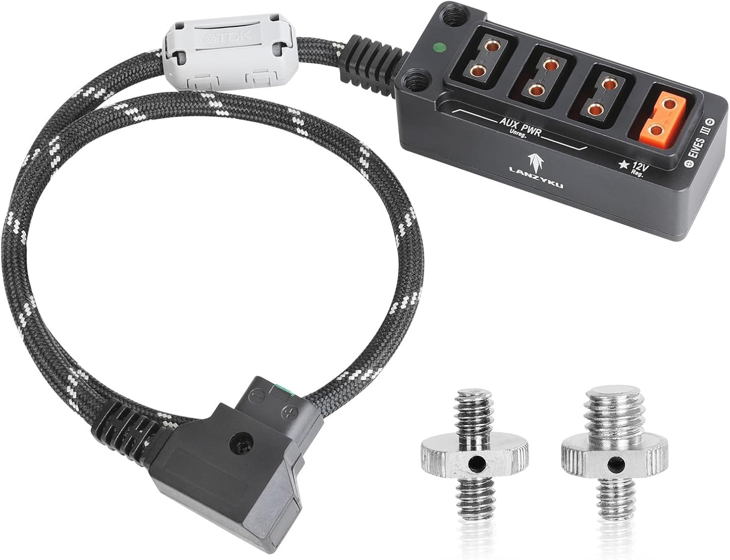 12V Regulated Surge Protection P-Tap D-Tap Splitter for Cameras