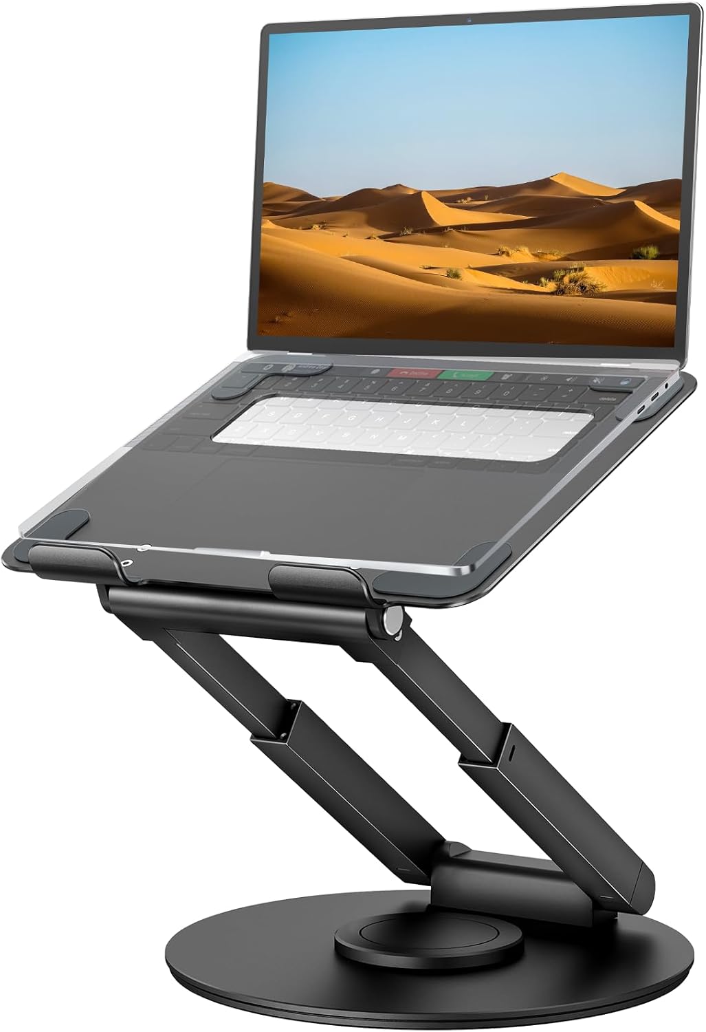 360 Swivel Telescopic Laptop Stand - Achieve Good Posture!