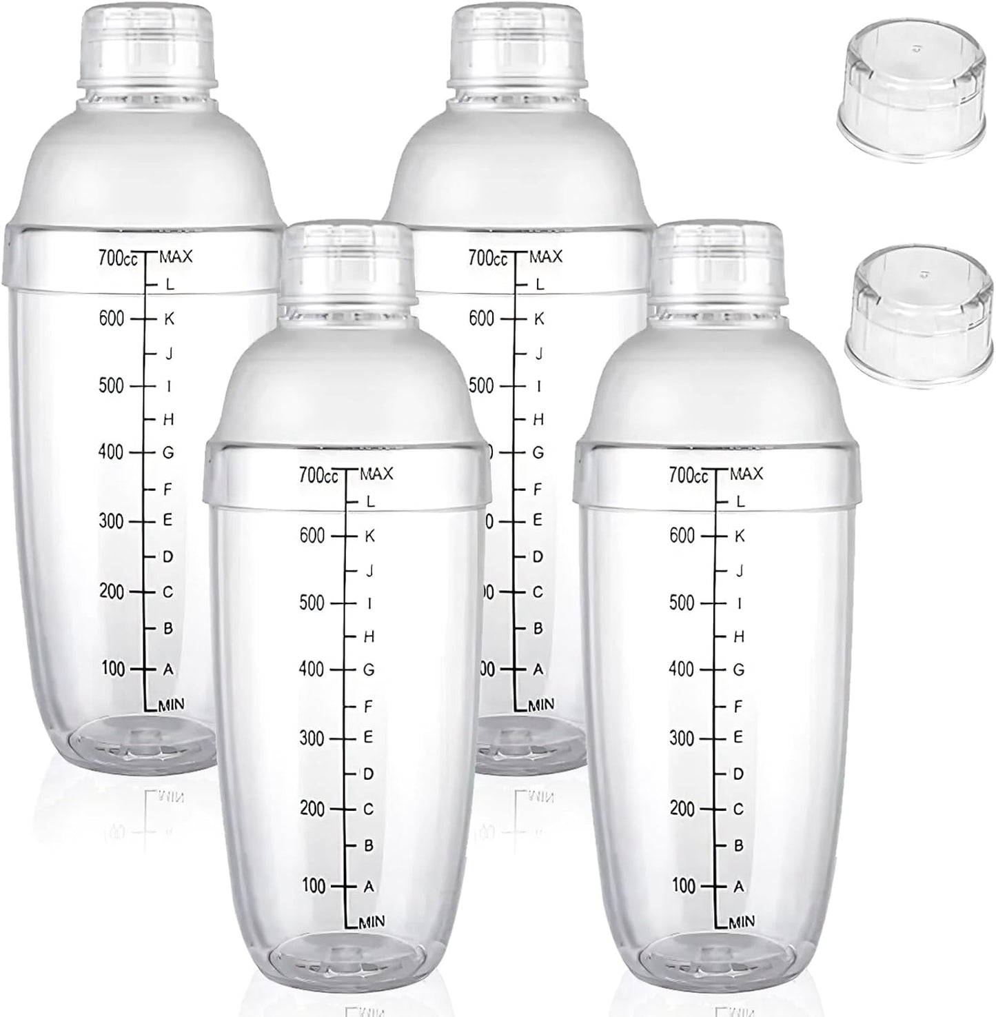 Cedilis 4 Pack Cocktail Shaker Set - Mix Drinks with Ease!