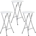 Portable High Top Cocktail Tables Set