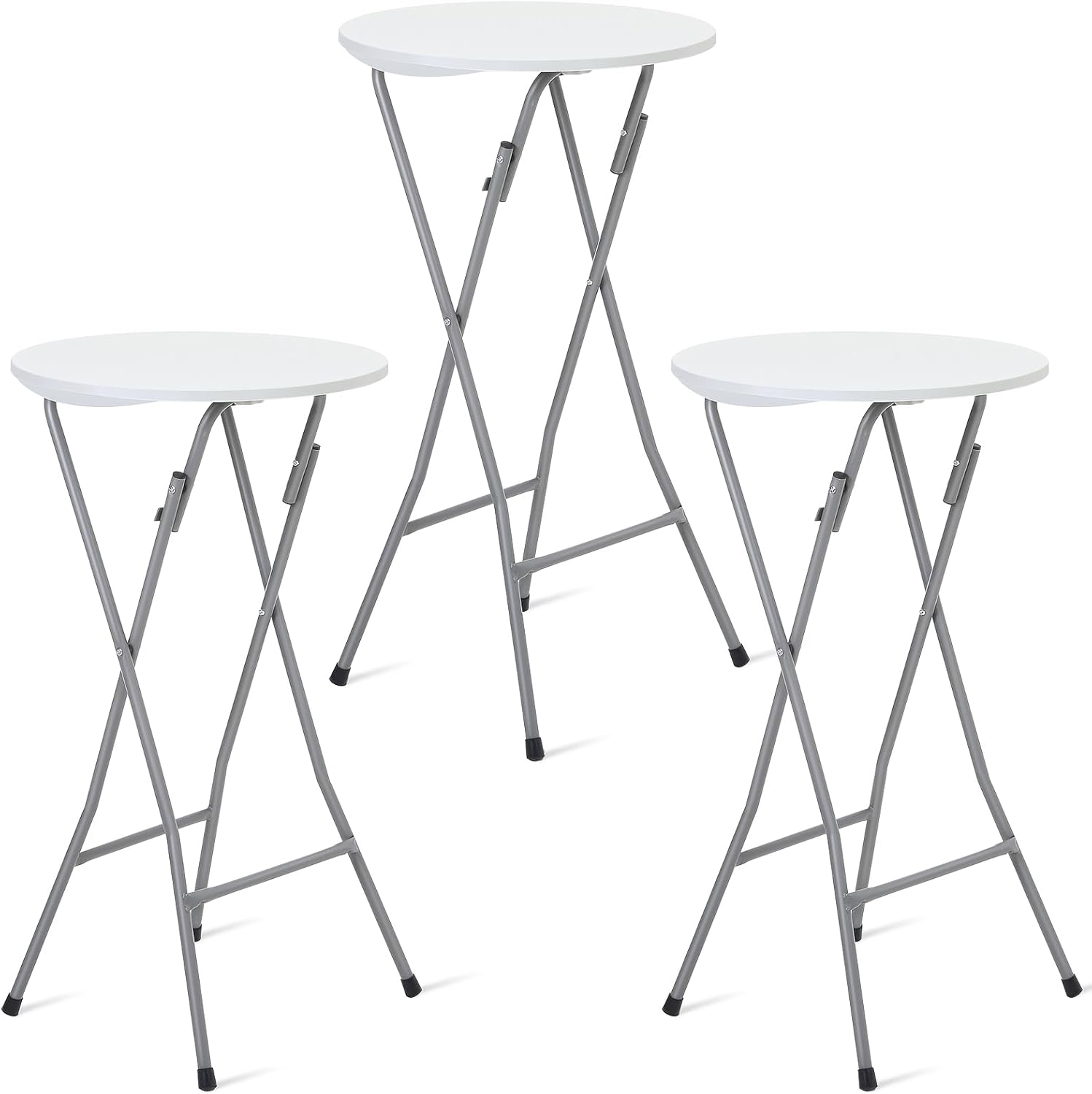 Portable High Top Cocktail Tables Set