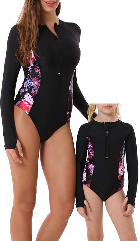 YOLIPULI Mother and Daughter Swimwear Family Matching Swimsuit