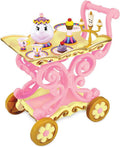 Beauty and the Beast Tea Cart Set for Girls - Singing Lumiere