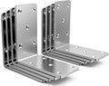 Heavy Duty L Brackets 4x4x2.5 in - Strong Shelf & Corner Support