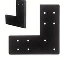 4packs Heavy Duty L Shape Flat Angle Bracket 7.5x7.5x3 - Strong Shelf