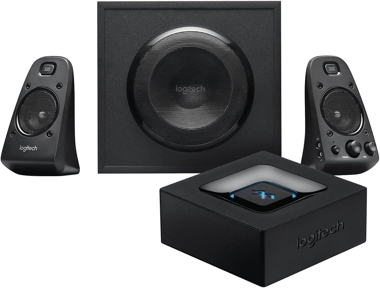 Logitech Z623 Speaker System with Bluetooth Adapter for Audio