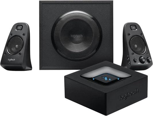 Logitech Z623 Speaker System with Bluetooth Adapter for Audio