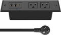 Recessed Power Strip with 45W USB C Port - Hidden Furniture Charger