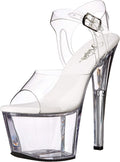 Pleaser Women's Sky-308VL Ankle-Strap Sandal - Sexy High Heel