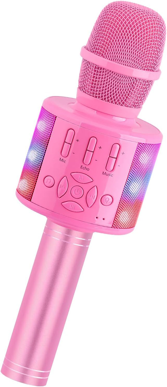 Light-up Karaoke Mic - Perfect Gift for Musical Kids!