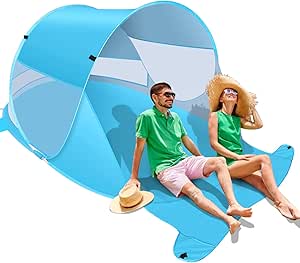 Large Automatic Instant Pop Up Beach Tent for Sun Protection