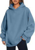 Trendy Queen Womens Oversized Hoodie Fleece Pullover - Cozy Fit