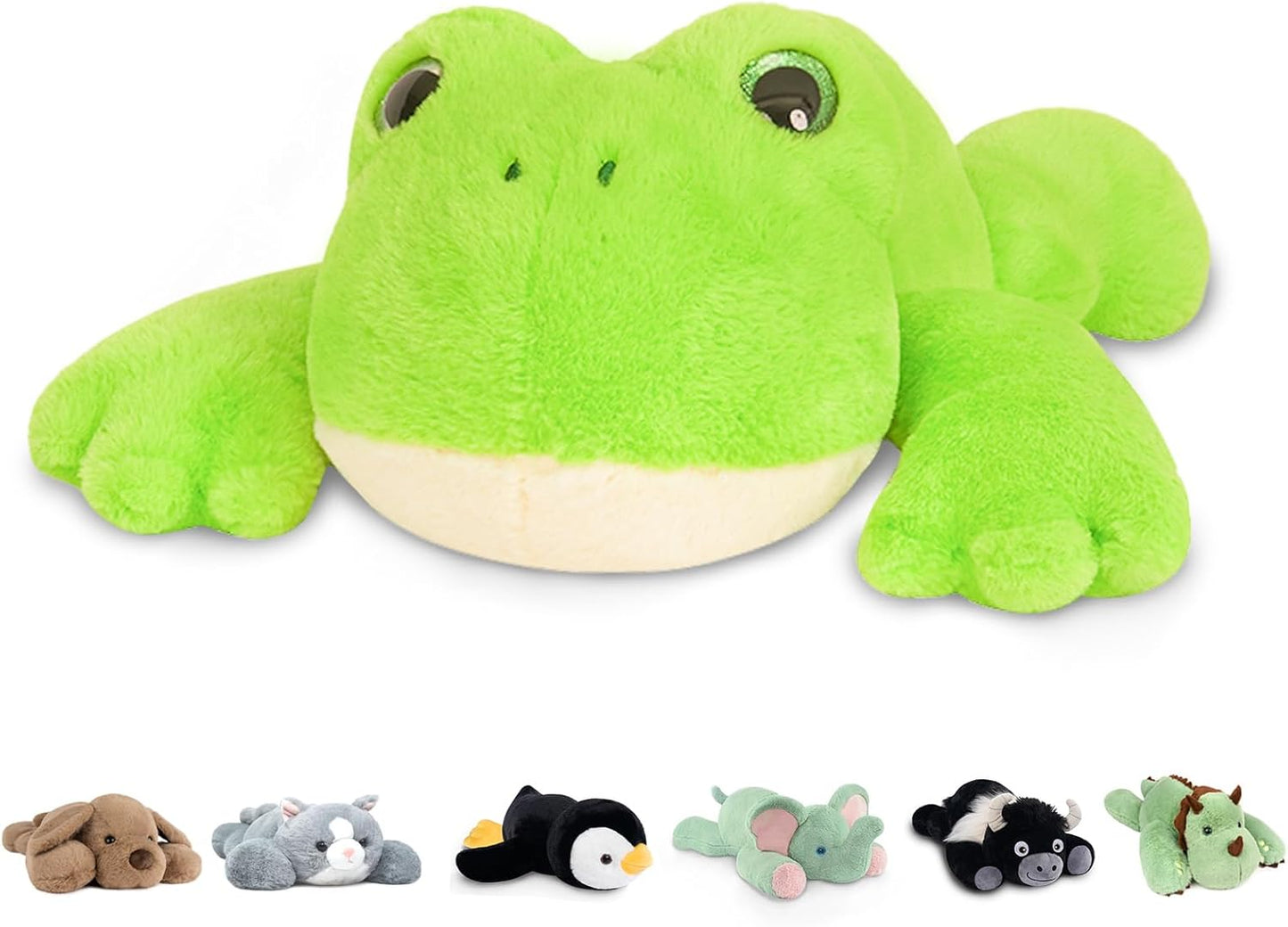 Niuniu Daddy 20in Frog Weighted Stuffed Animal for All Ages