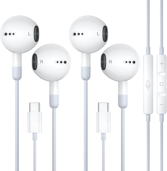 ZENIPER iPhone 16 Wired Earphones with Mic & Volume Control