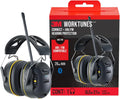 3M WorkTunes Connect + AM/FM Hearing Protector - Bluetooth & 26 dB NRR