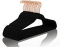 MIZGI Premium Velvet Hangers 50 Pack - Heavy Duty Slim Space Saver