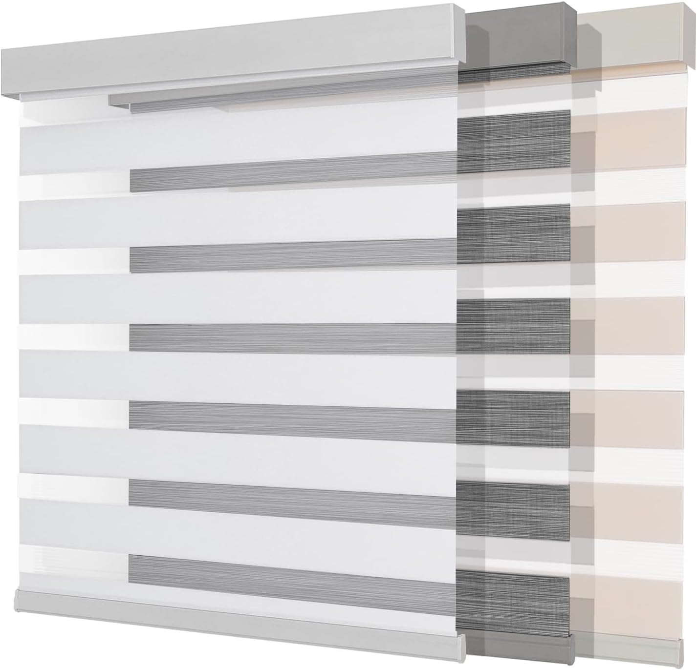 Joydeco Cordless Zebra Blinds for Light Control and Privacy