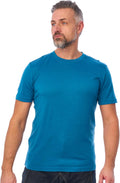Breathable Merino Wool Men's T-Shirt for Thermal Layering Comfort