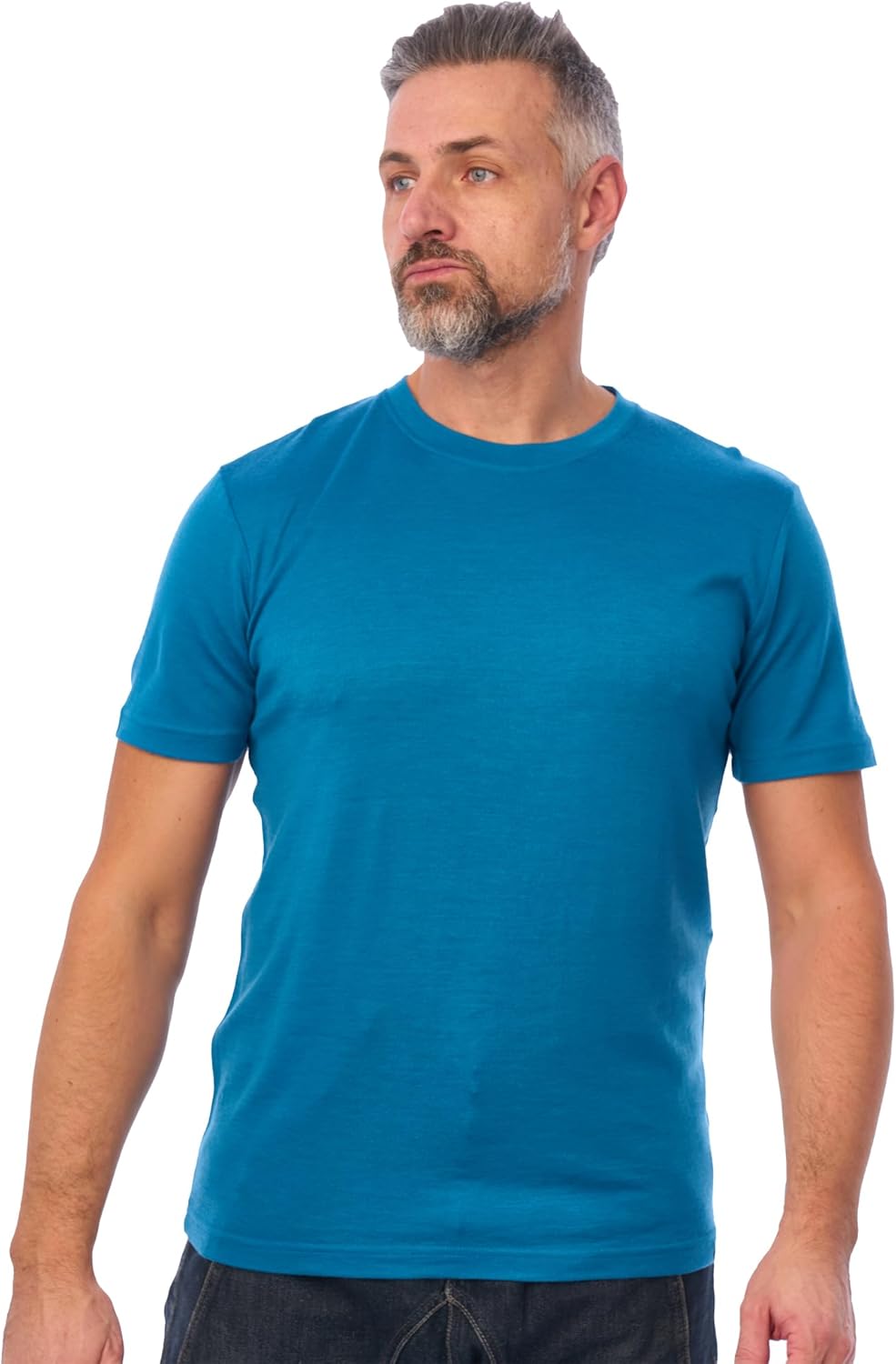 Merino Wool T-Shirt Mens - Lightweight Thermal Base Layer Tee