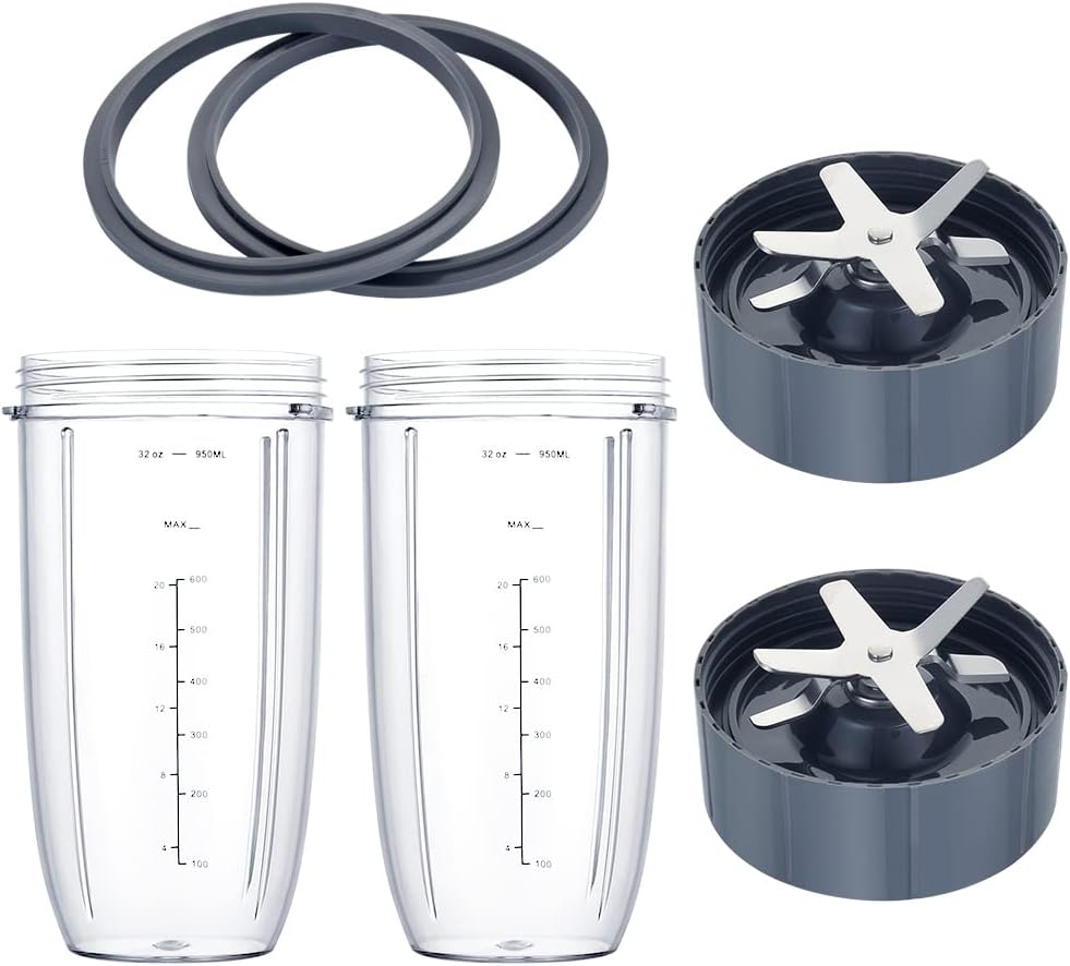 Nutribullet 32oz Cup Replacement Kit - 6PCS