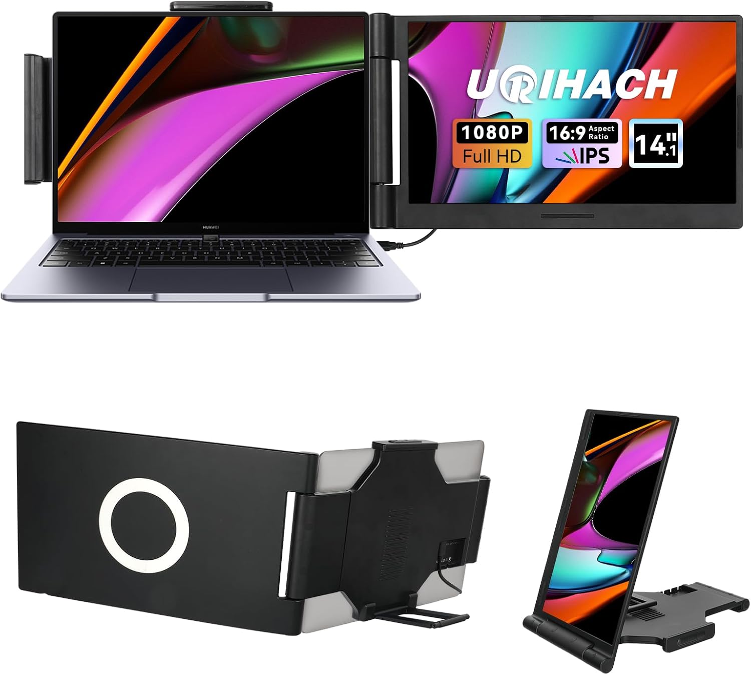 Portable 14 IPS Laptop Monitor - Dual Screen Boost! – GearMustHave