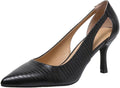 Women's Pointed Toe Pumps Kitten Heel Comfort Cut Out