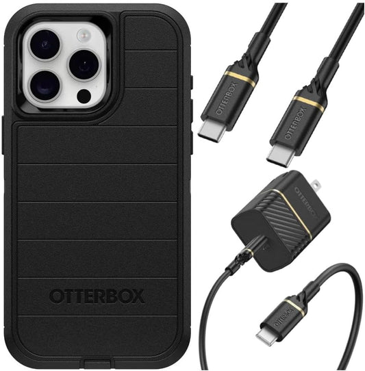 OtterBox Defender Series Case for iPhone 15 Pro Max - Black
