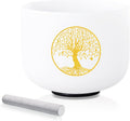 432HZ 8 Inch F Note Heart Chakra Crystal Singing Bowl - Healing Tone