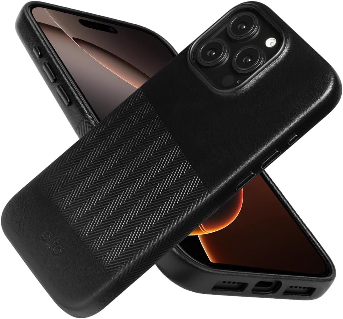 alto Compatible iPhone 16 Pro Max Leather Case with MagSafe