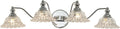 Chrome 4 Light Vanity Light Bathroom Light - Elegant Small Bath