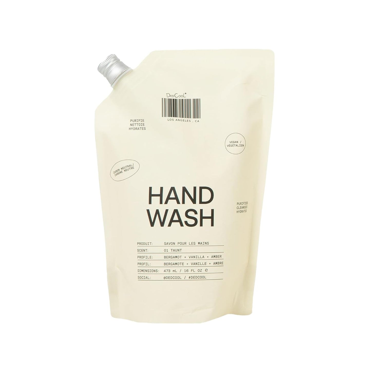 DedCool Taunt Hand Wash Refill - Hydrating Gentle Cleanser